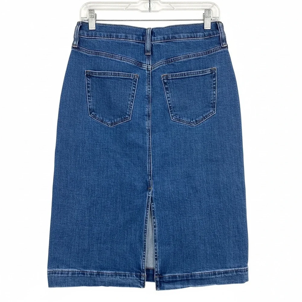 J. Crew Denim Skirt | Knee-Length, Cotton, Women’s Size 4